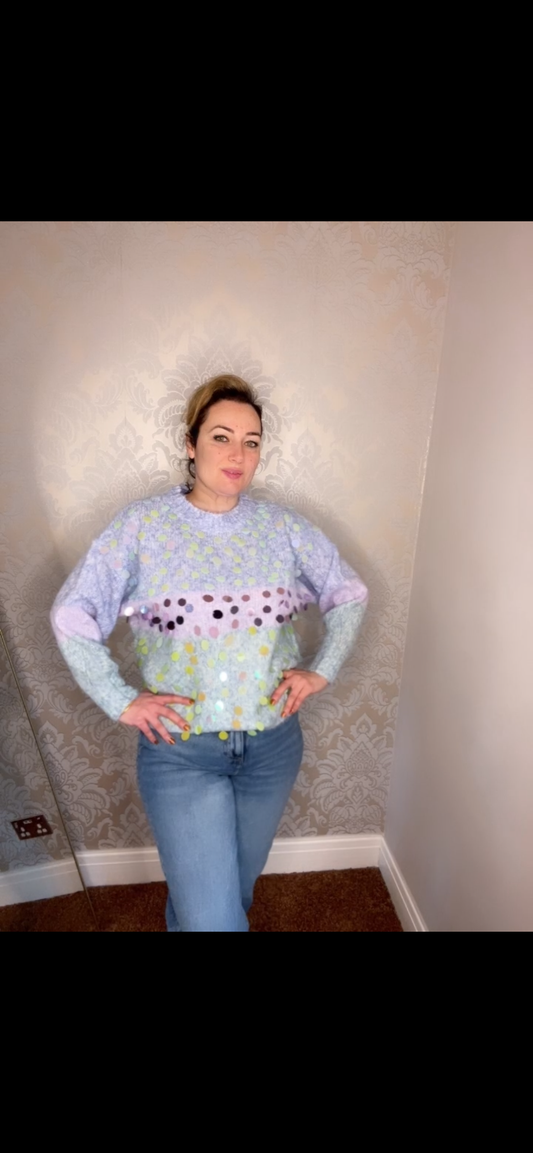 Sequin jumper