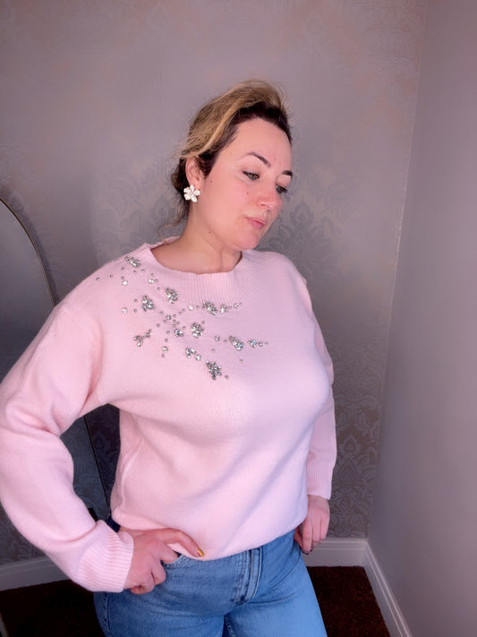 Embellished jumper